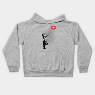 Girl with like Kids Hoodie